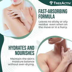 TreeActiv para glúteos: piel más limpia en áreas propensas a irritación