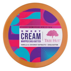 Tree Hut Sweet Cream Whipped Body Butter application showing quick absorption