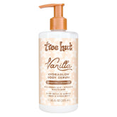 Tree Hut Vanilla Hydraglow Sérum Corporal en frasco, hidratación suave para piel seca.