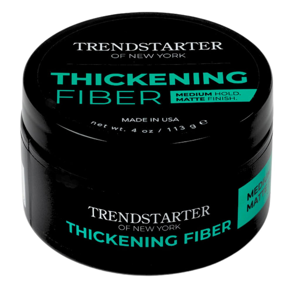 TRENDSTARTER Thickening Fiber envase visible para volumen duradero.