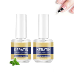 Cuidado de uñas de 3 días con dos botellas de 16 ml para cuidado continuo de uñas.