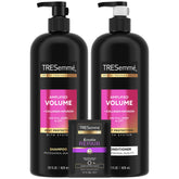 TRESemmé Amplified Volume Shampoo front view for instant body.