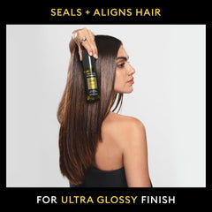 TRESemmé Lamellar Gloss Oil after wash seals cuticles and reduces frizz
