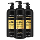 TRESemmé Rich Moisture Shampoo botella mostrando hidratación profunda para cabello seco