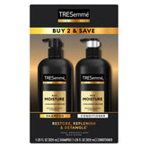 TRESemmé Rich Moisture shampoo bottle delivering hydration for dry hair
