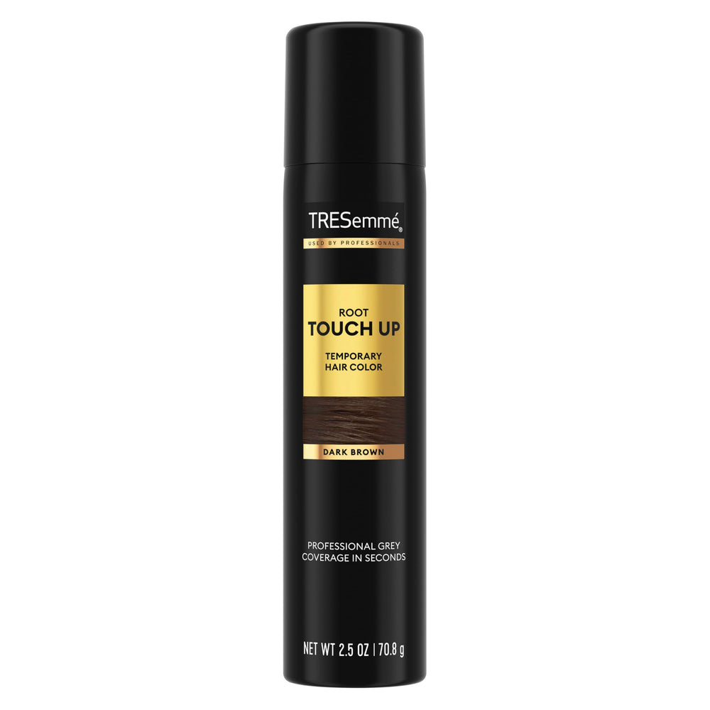 TRESemmé Root Touch-Up Dark Brown spray conceals grey roots quickly