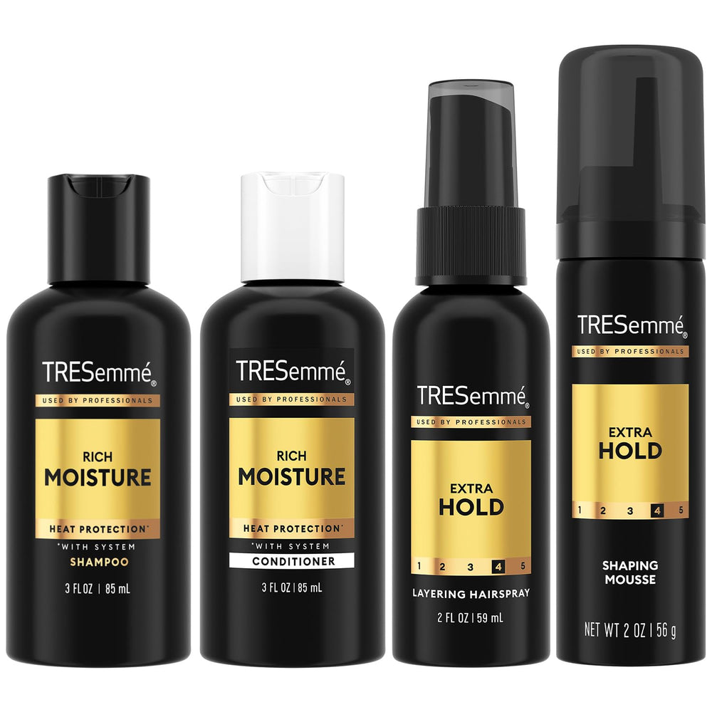 TRESemmé shampoo de viaje, hidratación ligera para cabello suave en movimiento