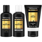 TRESemmé Travel Shampoo bottle for on-the-go frizz control and shine