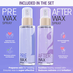 Tress Wellness after-wax spray close-up hydrates post-wax skin