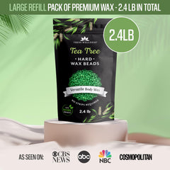 Tress Wellness wax beads in kit, perfect for Brazilian waxing at home