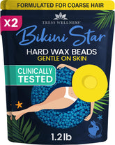 Tress Wellness bikini wax beads kit for smooth at-home waxing.