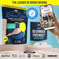 Tress Wellness dermatologically tested wax, designed to minimize irritation.