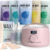 Tress Wellness waxing kit digital warmer for precise temperature control
