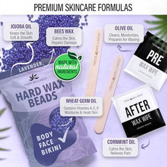 Tress Wellness large and small waxing sticks for clean, controlled application
