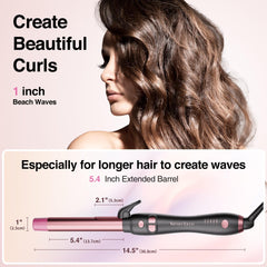 Tresses Touch automatic curl controls show left and right rotation.