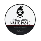 Pasta modeladora Tribal Chimp para cabello con fijación estructurada.