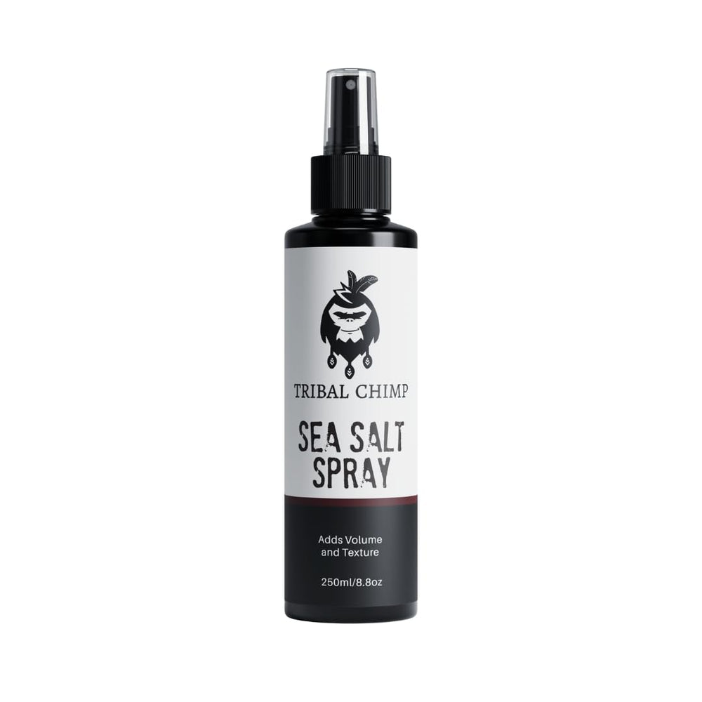 Tribal Chimp Spray de Sal Marina: botella para ondas naturales y volumen ligero.