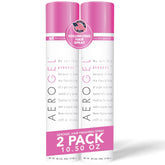 TRIDESIGN Aerogel Hairspray bottle front view for strong, flexible hold.