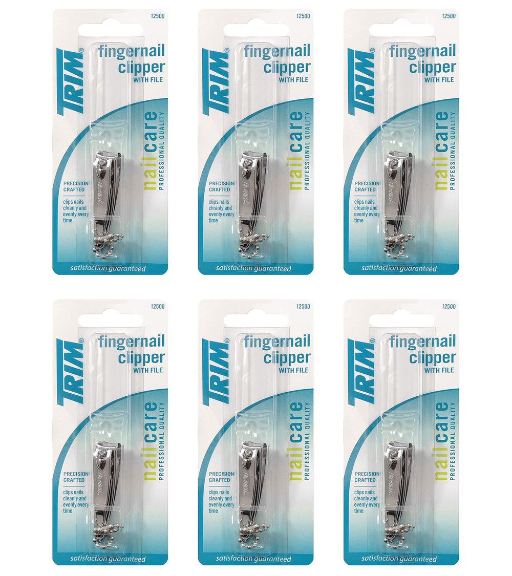 Trim Nailcare fingernail clipper with file for precise cutting and clean nails.