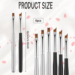 Trinkrittey half-moon head brush enables smooth smile-line creation.