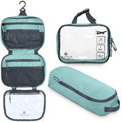 TRIPPED Toiletry Bag Kit Set hanging bag for travel organization