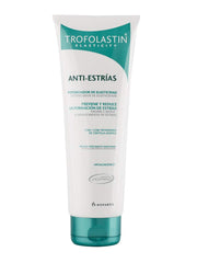 Trofolastin Anti-stretch cream bottle supports skin elasticity during pregnancy.