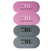 TRU BARBER Hair Grippers: paquete de 4 colores gris y rosa para sujetar mechones con seguridad.