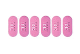 TRU BARBER pink hair grippers 6-pack keep hair secure during styling.