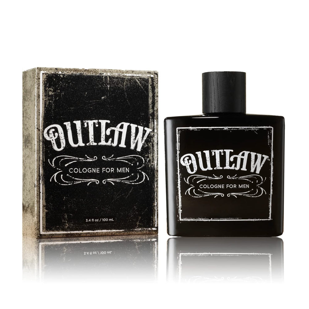 Tru Fragrance Beauty Outlaw bottle cap close-up showing rugged premium packaging