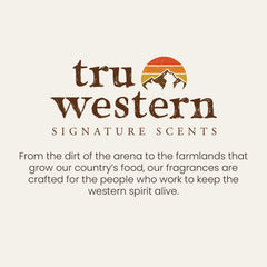 Tru Western tobacco swirl image evokes warmth and lasting presence