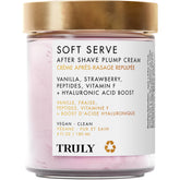 Truly Soft Serve After Shave Plump Cream bottle for post-shave hydration