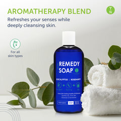 Truremedy Naturals Eucalyptus Rosemary: espuma suave para una ducha revitalizante