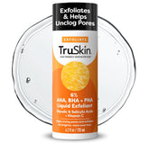 Frasco TruSkin BHA, exfoliante líquido para mejorar tono y textura de la piel.