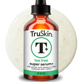 TruSkin Tea Tree Oil Serum bottle pour for blemish-prone skin