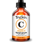TruSkin Vitamin C Serum bottle front highlights brightening formula for radiant skin