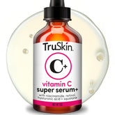 TruSkin Vitamin C serum bottle highlighting brightening potential for dull skin