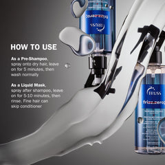 TRUSS Frizz Zero frizz control on curls for defined, soft texture.