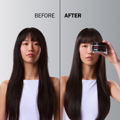 TRUSS Miracle Hair Mask bottle on shelf communicates ease of use and portability
