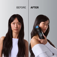 TRUSS Miracle Hair Shampoo closeup of keratin ingredients supports elasticity.