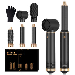 TryLater 5-in-1 hair dryer brush set for versatile at-home styling
