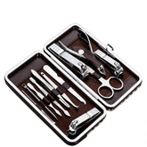 Tseoa manicure kit travel case closed for organized grooming on the go.