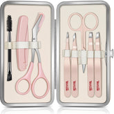 TsMADDTs 8-in-1 eyebrow kit tweezers for precise plucking and natural-looking brows.