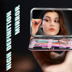 TsMADDTs double side brow brush for grooming and blending