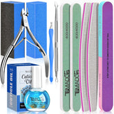 TsMADDTs nail manicure kit with files for at-home shaping