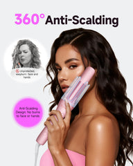 TSUYAGLA anti-scald design keeps skin safe during styling sessions.