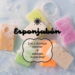 T.TAIO Esponjabon exfoliante para pies, piel suave y renovada.