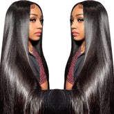 TTSMINS 13x6 lace-front wig closeup lace detail for natural hairline.