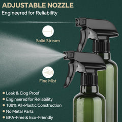 TTTred adjustable mist and jet for flexible hair, cleaning, and gardening tasks.