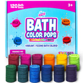 Tub Works Bombas de baño para niños: 120 unidades con colores brillantes.