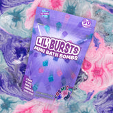 Tub Works Lil' Bursts bomba de baño cósmica para niños, colorida y divertida para el baño.